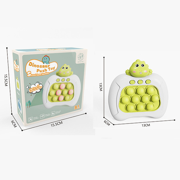 Press Music Speed Push Game Machine Avlastning Mus Dödar Pionjär Pussel Xiaole Barnleksaker Dinosaur Game Machine