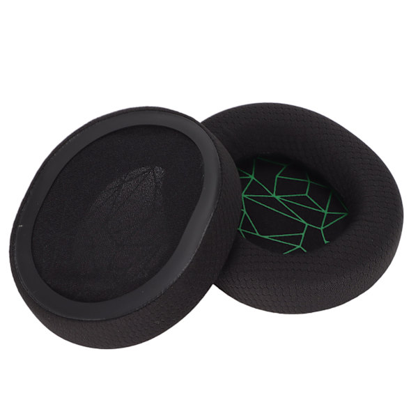 Ersättning för hörlursöronkuddar Uppgraderade öronkuddar med hög elasticitet för SteelSeries Arctis 3/5/7 Green Silk