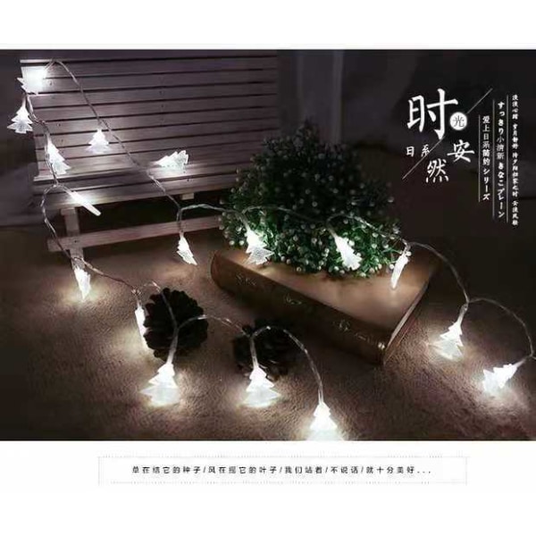 LED Christmas tree light string Christmas Day decorated