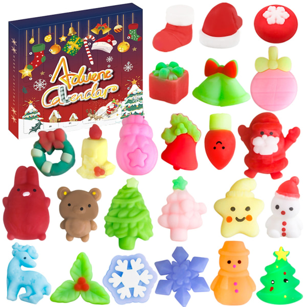 Julkalender 2023 - Fidget adventskalender med leksaker adventskalender Flerfärgad 1