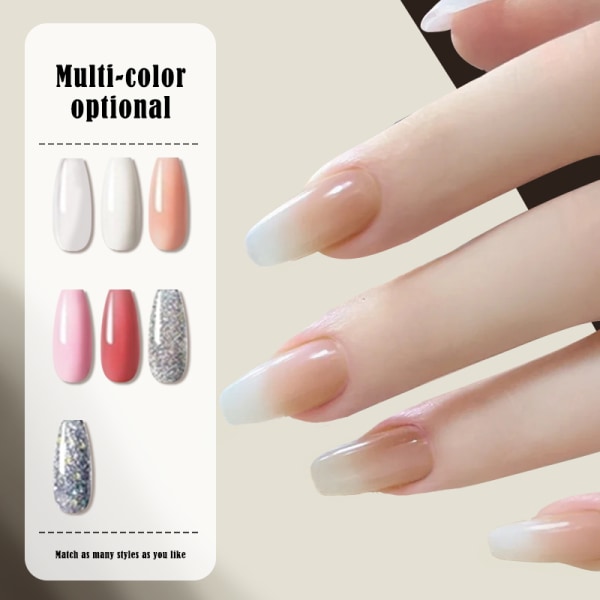 Nagelgellackset nagelset polygelset