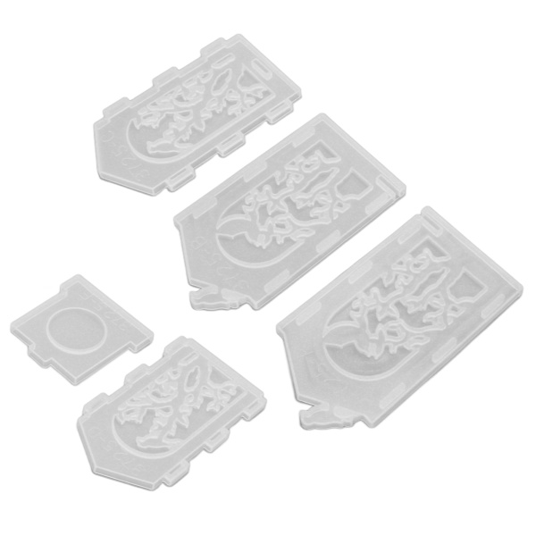 Ljusstake Silikonform Unik Design Elastisk Enkel Avformning Form Hantverk för DIY Ljusstakar Ornament