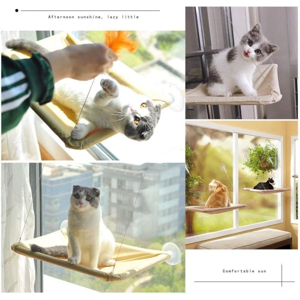 Fönstermonterad kattkorg,hängmatta för kattsits