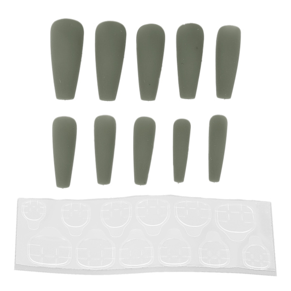 10 stk Tryk-På Negle Kiste Falske Negle Spidser Ekstra Lange Kiste Glimtende Falske Kunstige Negle Manicure Dekoration til Kvinder N5355-03