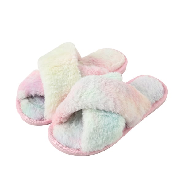 Plushtofflor för kvinnor