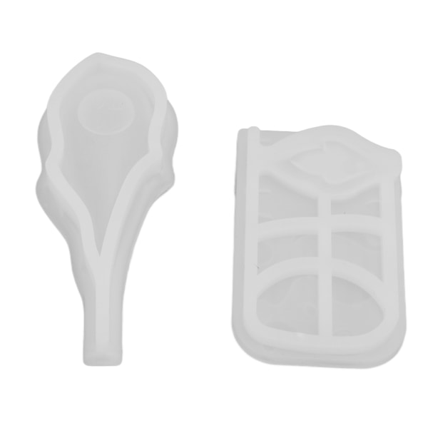 2 st Silikonform Unik Utsökt Pipa Form Design Elastisk Lätt Avformning Form Hantverkspresent