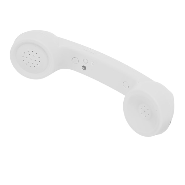 Bluetooth Telefon Håndsæt Retro Strålingsbeskyttende Genopladelig Trådløs Mobiltelefon Håndsæt Modtager Hvid