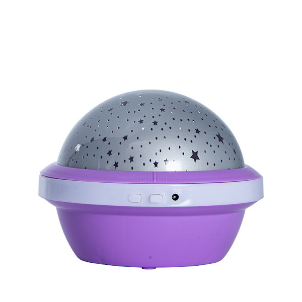 LED stjernehimmel lampe projeksjonslampe barnerom purplr