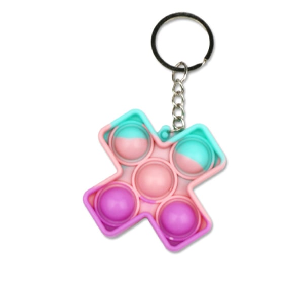 26 Kapital Silikon Fidget Leksak Hänge Pop Leksak