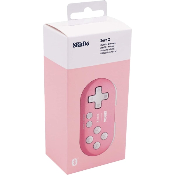 8bitdo Zero 2 - Bluetooth-spelkontroll för N-switch
