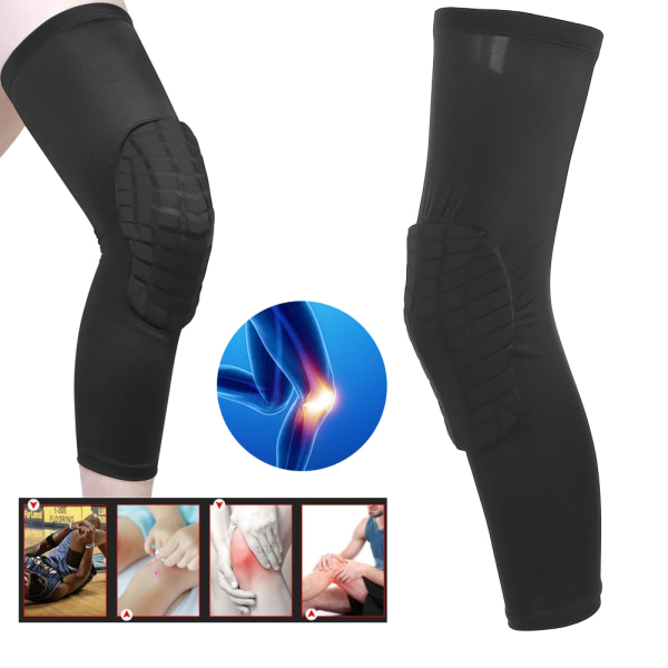 Voksen Tynn Anticollision Sports Kneecap Cellulær Kneepad Beskyttelsesutstyr for BasketballXL