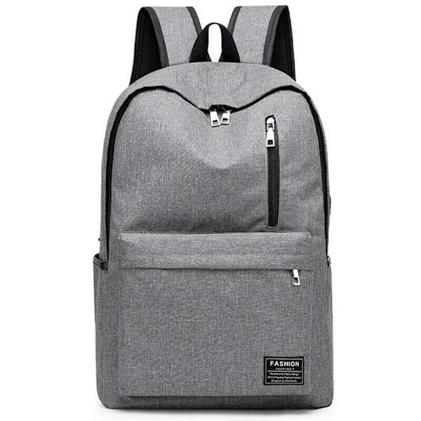 HERR Laptop Ryggsäck USB Laddning Sport Skolväska Resa Blå