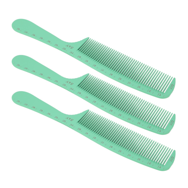 3-pack hårkamset, professionell hemmahårssalongsstylingkam för skägg