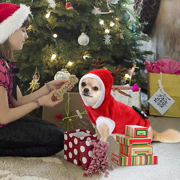 Hunddräkter Jul älgdräkt, Jul hundkläder, Jul kattkläder