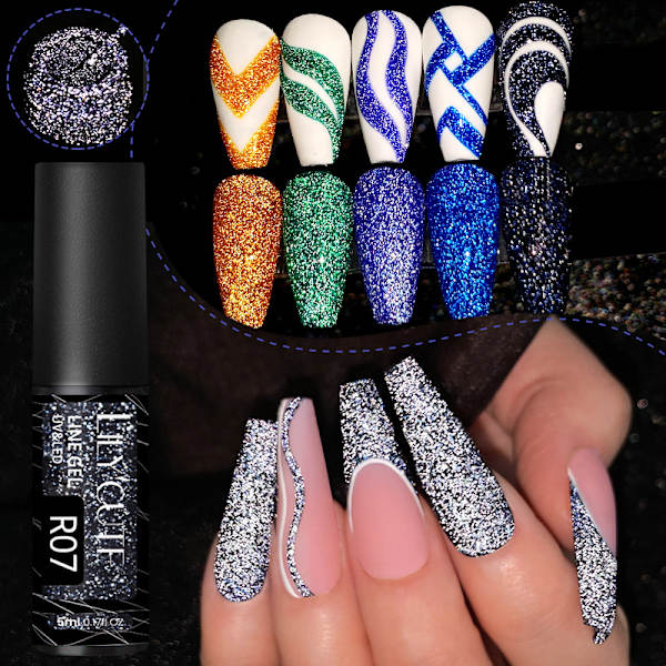Spindellim för nagellack, fototerapi nagellim, dra av lim