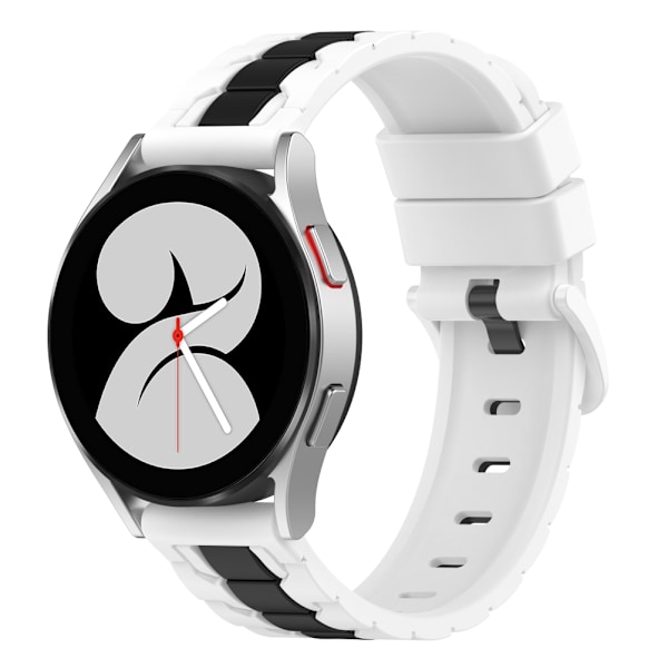Udskiftningsremme Kompatibel med Samsung Galaxy Watch5 Dobbelt Farve Blød Silikon Armbånd Justerbar Håndledsrem til Kvinder Mænd