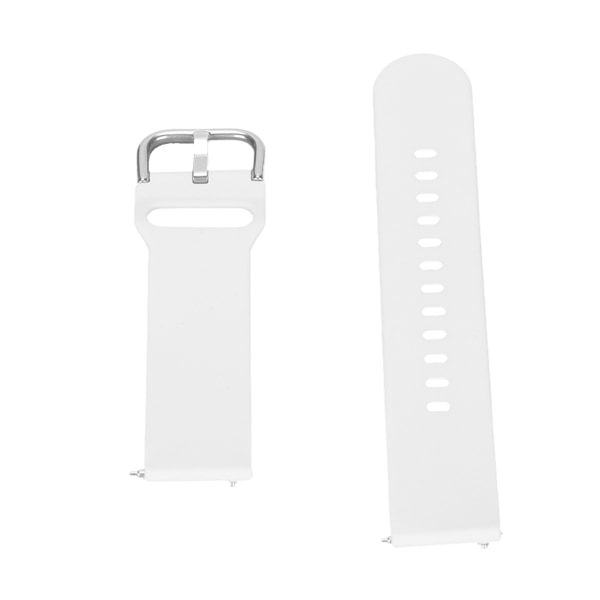 Smartwatch Armband Silikon 20mm Klocka Armband Enfärgad för Amazfit GTS 3 GTS 2 Bip S Bip U Vit