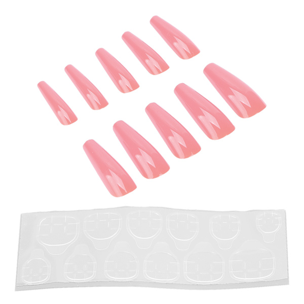 10 stk. Ren Farve Falske Negle Kvinder Piger Udsøgte Moderne Falske Negle Tip Manicure VærktøjN5354-08