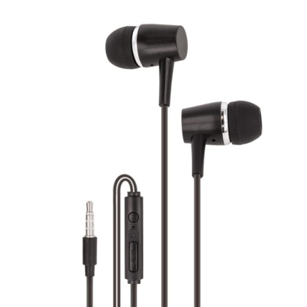 Maxlife MXEP-02 - In-Ear Hodetelefoner med Mikrofon, Svart