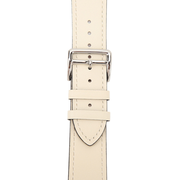 Smartwatchband, Armband i Läder, Smartwatchtillbehör för IOS Watch Series SE 8 7 6 5 4 3 2 1 42mm 44mm 45mm Beige