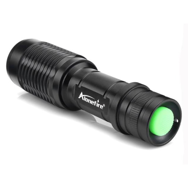LED-taskulamppu Cree 1x XM-L T6 LED 1000 lumenia Zoom H230 Musta