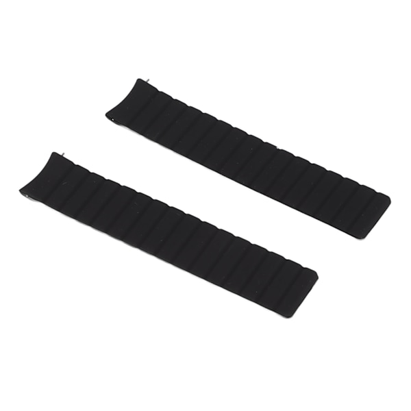 2 st Klockarmband i Silikon, Universellt Magnetiskt Armband för Amazfit GTR 3 3 Pro 22mm Svart