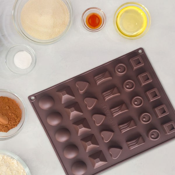 30 Grupper Gör selv Choklad Maltos Bakning Silikonform