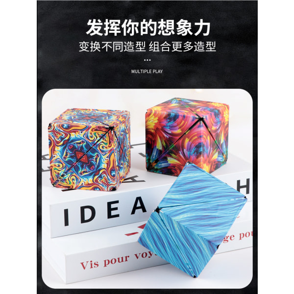 Rubiks kub Macaron Färgpyramid Utbildningsspel