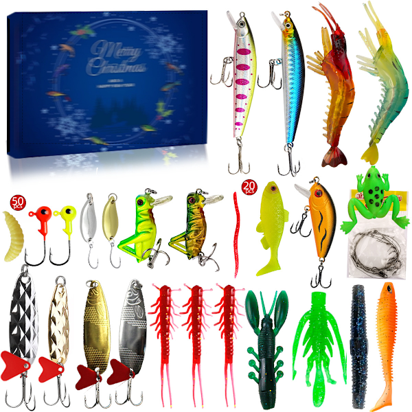Julfiske Blind Box Bete Set med Kalender C