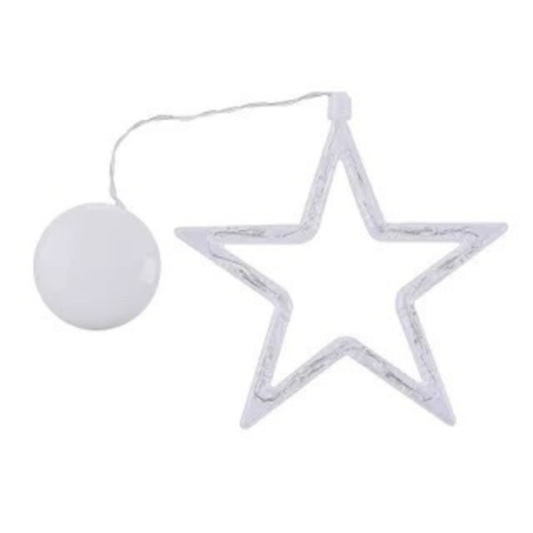 Julbelysning LED Julsugkoppsljus Älgklocka Rumsparti Julfestival Dekorativ Five-Pointed Star