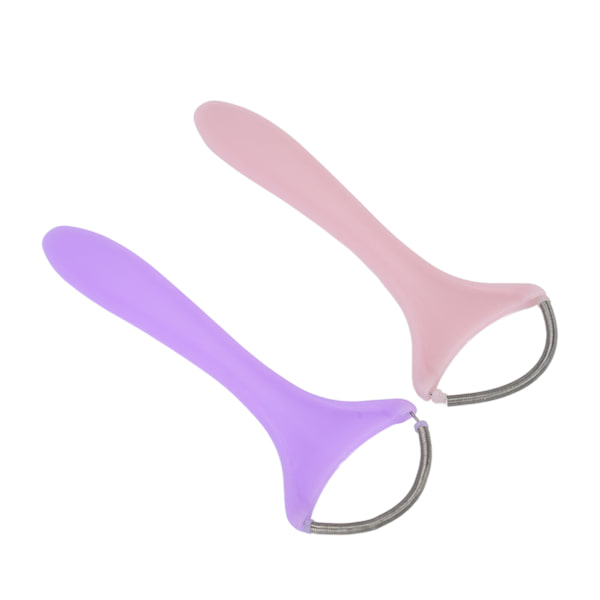 2 st Spring Facial Hair Remover Kvinnor Bärbar Trådning Ansikts Epilator för Övre Läpp Hakan Kinder
