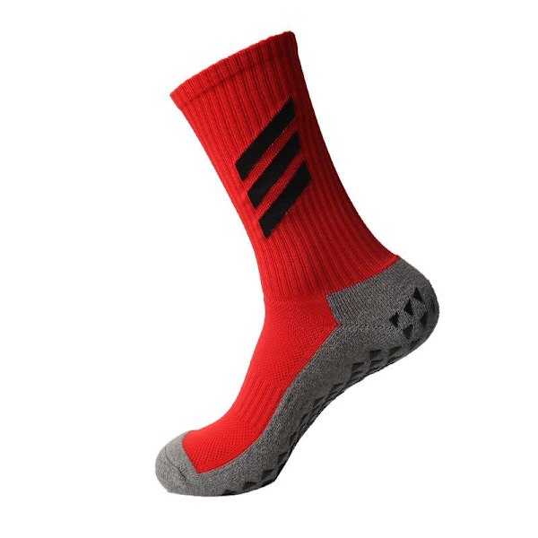 Mænds Strømper Tykkelse Kort Rør Mellem Rør Fodbold Strømper Stribet Anti-Slip Slidstærk Atletiske Strømper Fluorescent Green Long Average Size