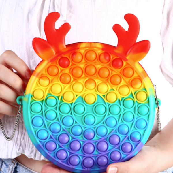 Deratization Pioneer Bag Silikon Oppbevaring Deratization Pioneer Messenger Bag Barnedekorasjon Antlers Macarons
