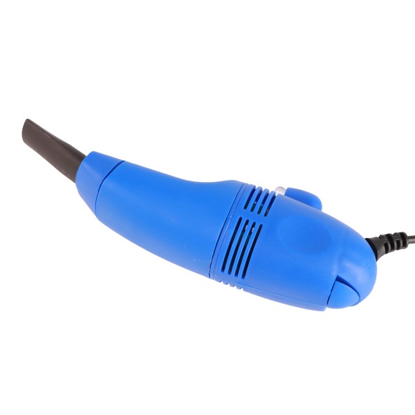 Mini Negle Dust Collector Negativt Tryk Stor Suge Nail Dust Vacuum Machine til Keyboard Blue