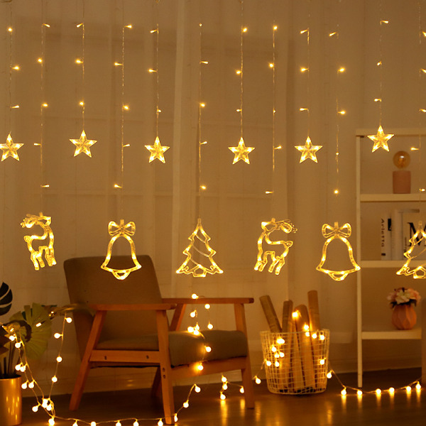 3,5 m LED Glimpse Stjerne Måne Feelygter