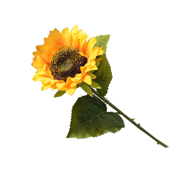 Simulation Sunflower Pastoral Style Artificial Flower False Silk Sunflower for Home Decoration Yellow