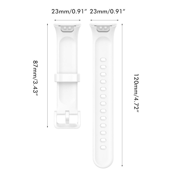 Udskiftningsremme Kompatibel med Xiaomi Mi Band 7 Pro Bløde Silikon Armbånd Åndbare Justerbare Håndledsrem
