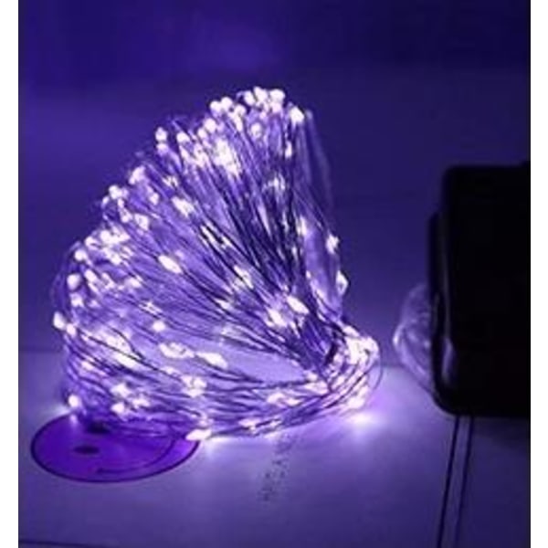 100 LED/10 m lysstrimler mikrolys sløyfer til jul