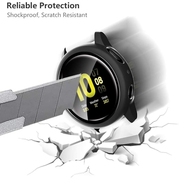Skyddande fodral för Samsung Galaxy Watch Active 2 44 mm Svart
