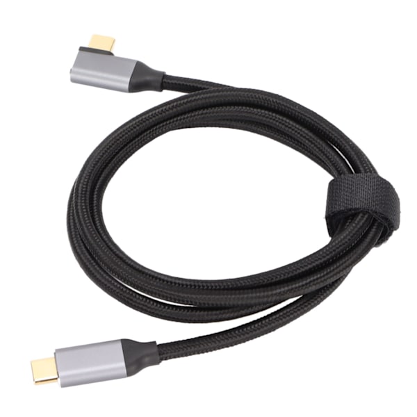 100W PD Nylonflettet USB C Hurtigopladningskabel USB 3.1 Gen2 10Gbps 3 Kabel 4K 60Hz (1m)