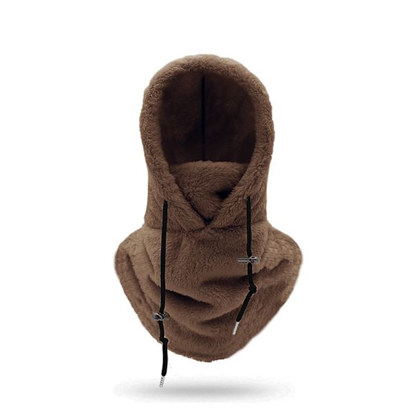 Hette Ski-maske Vinter Balaclava Kaldt Vær Vindtett Justerbar Varmt Hettedeksel Hatt Caps Kalesje Gray Average Size