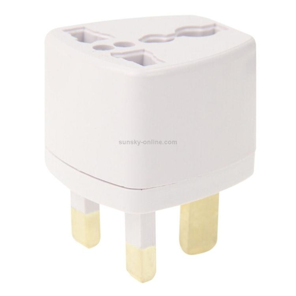 2-pakks reiseadapter AU/US/EU til UK - Adaptervegg - Hvit white