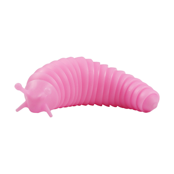 Stor Lysende Hummer Dekompressionslarve Sneglen Puslespil Trykaflastning Fingerspids Eksotisk Interaktivt Legetøj Pink (Luminous Slug)
