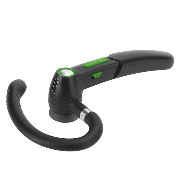 Bärbar monoaural Bluetooth-headset hörlurar hörlurar utrustning hög kompatibilitetgrön