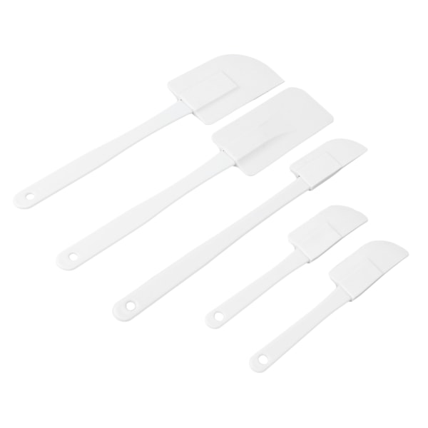 5-pack vaxspatelset i silikon, återanvändbara, för vaxning, omrörning, applicering, multifunktionella vaxpinnar för hem och salong