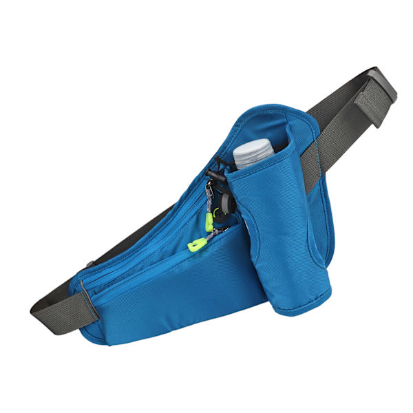 Löparbälte Hydration Midjepack Multifunktionell Vattentät Reflekterande Midjepåse för Utomhussporter Blå