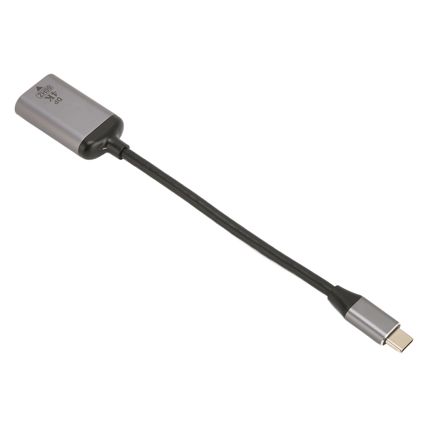 USB C - DisplayPort-sovitin 4K 60Hz liukuesteellä Plug and Play USB C - Mini DP -sovitin tabletille VR-kuulokkeille