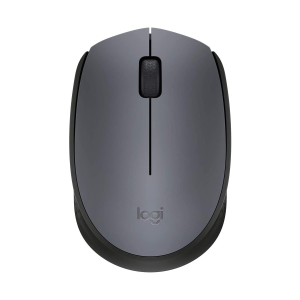 Logitech M170 Mukavuutta ja liikkuvuutta tarjoava langaton hiiri - Harmaa musta