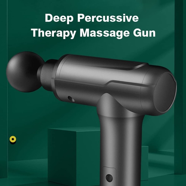 LCD Mini USB Massagepistol Djup Perkussiv Terapi