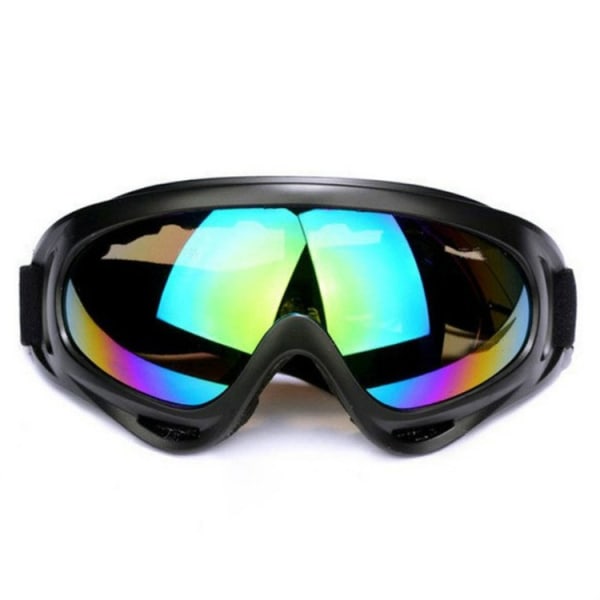 Skidglasögon / Snowboardglasögon med UV-Skydd - Flerfarget svart black